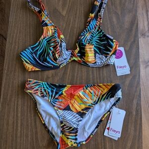 Freya Multicolor Tropical Bikini Set